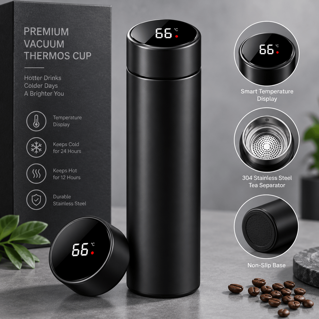 Thermoscup tea separator detail