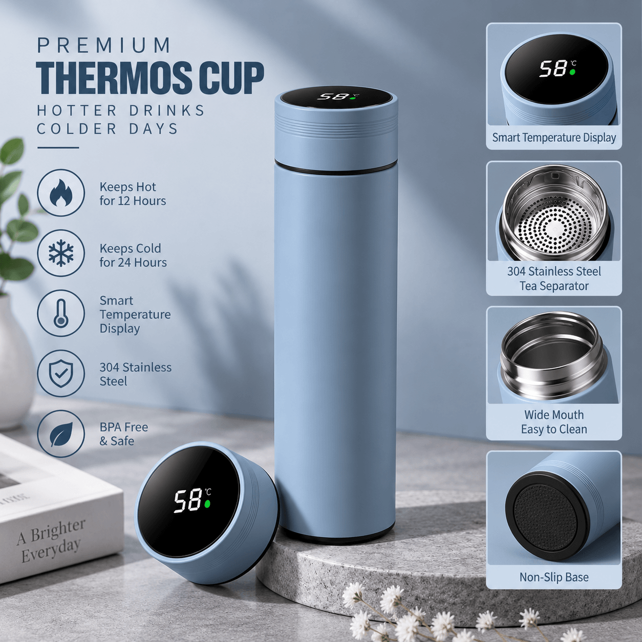 Thermoscup in Sky Blue